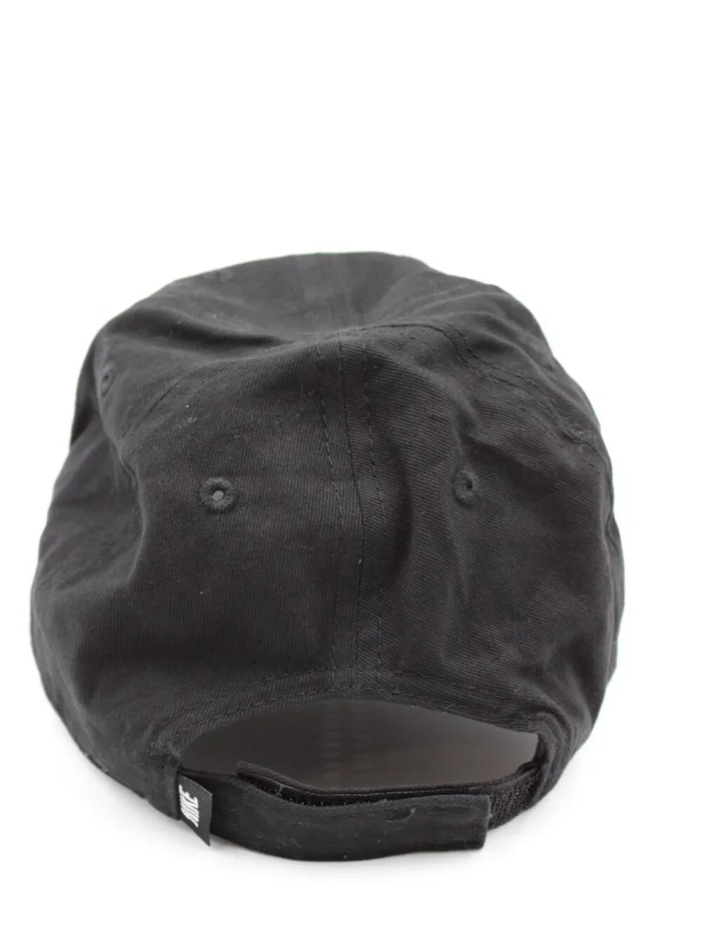 Nike Club Cap Kids Youth Swoosh Adjustable Hat Black White Size 4-7 Strapback